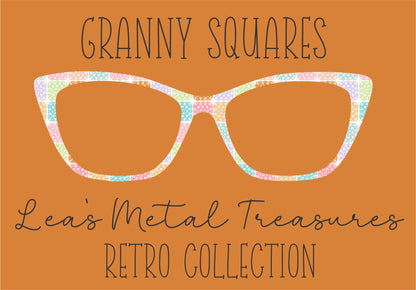GRANNY SQUARES Eyewear Frame Toppers COMES WITH MAGNETS