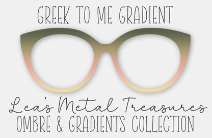 Greek to Me Gradient Eyewear Frame Toppers