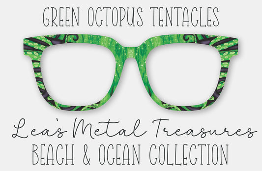 Green Octopus Tentacles • Magnetic Eyeglasses Toppers