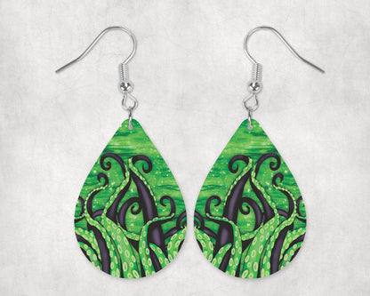 Green Octopus Tentacles • Magnetic Eyeglasses Toppers