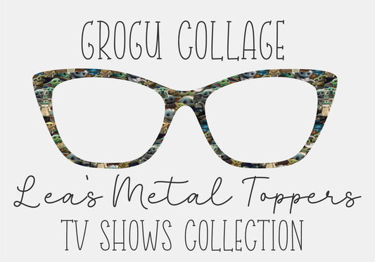 GROGU COLLAGE Eyewear Frame Toppers COMES WITH MAGNETS