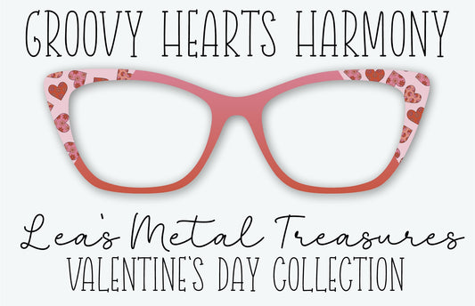 Groovy Hearts Harmony Eyewear Frame Toppers