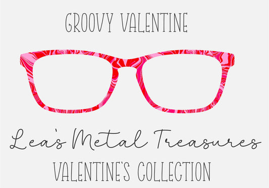 GROOVY VALENTINE Eyewear Frame Toppers COMES WITH MAGNETS