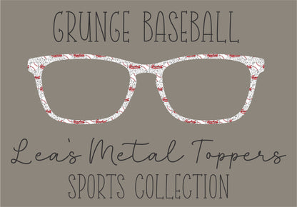 GRUNGE BASEBALL Eyewear Frame Toppers COMES WITH MAGNETS