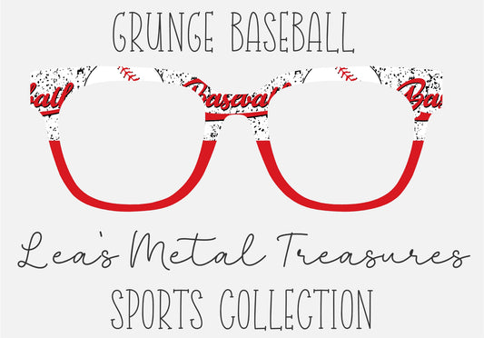 Grunge Baseball Eyewear Frame Toppers COMES WITH MAGNETS