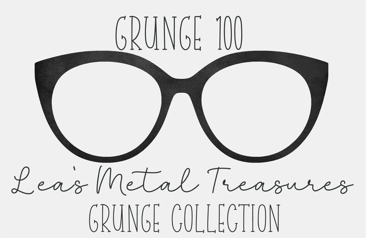 Grunge 100 Gradient Eyewear Frame Toppers