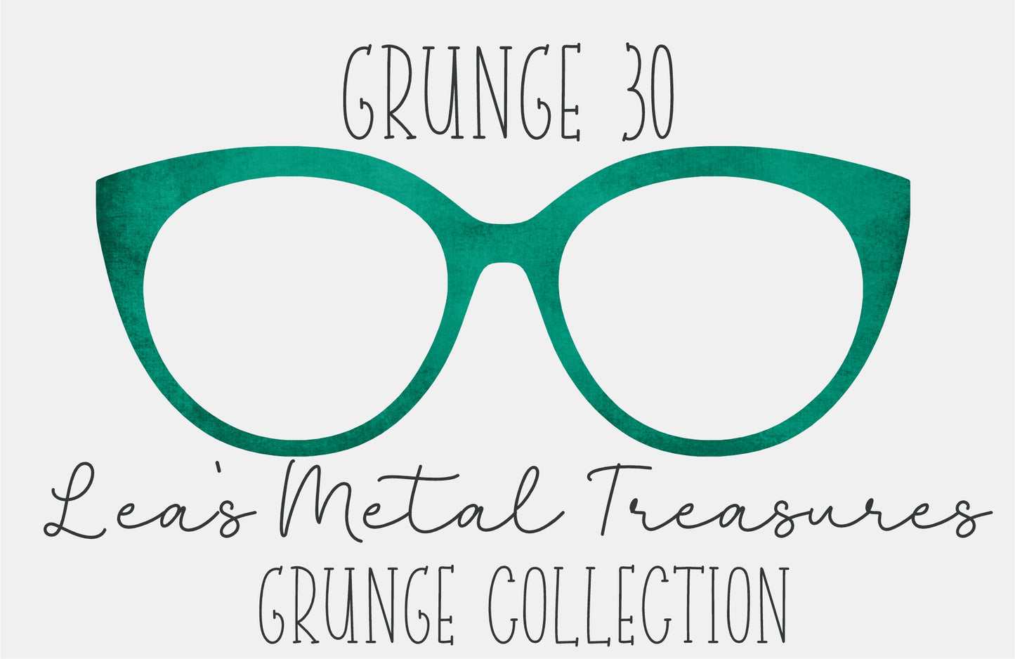 Grunge 30 Gradient Eyewear Frame Toppers