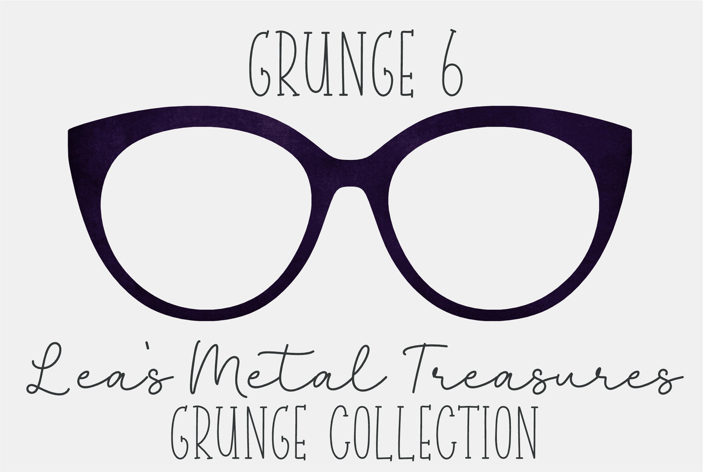 Grunge 6 Gradient Eyewear Frame Toppers