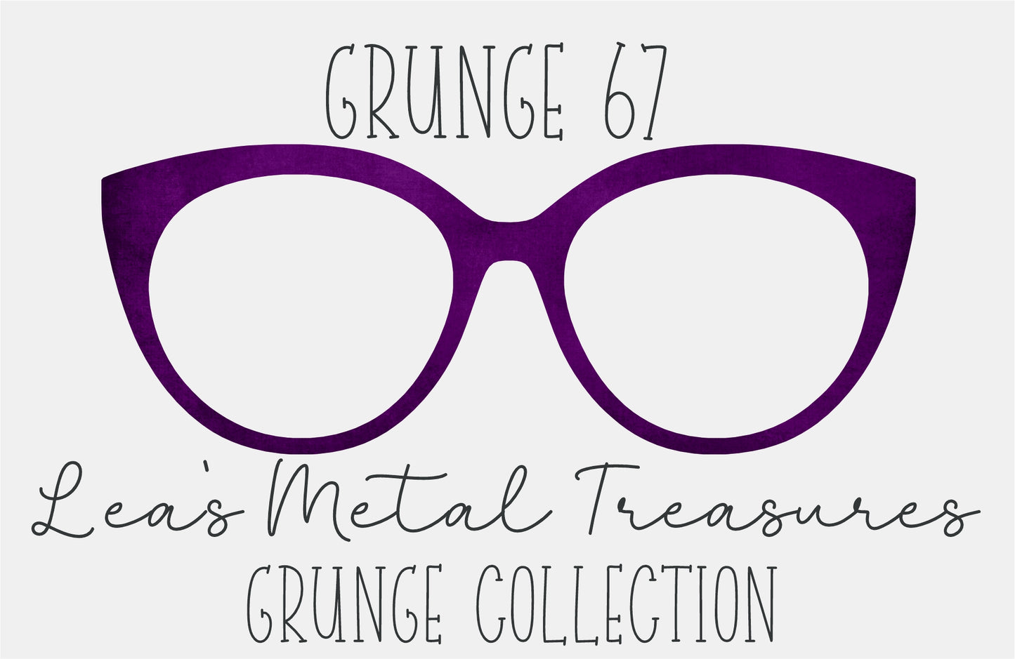 Grunge 67 Gradient Eyewear Frame Toppers