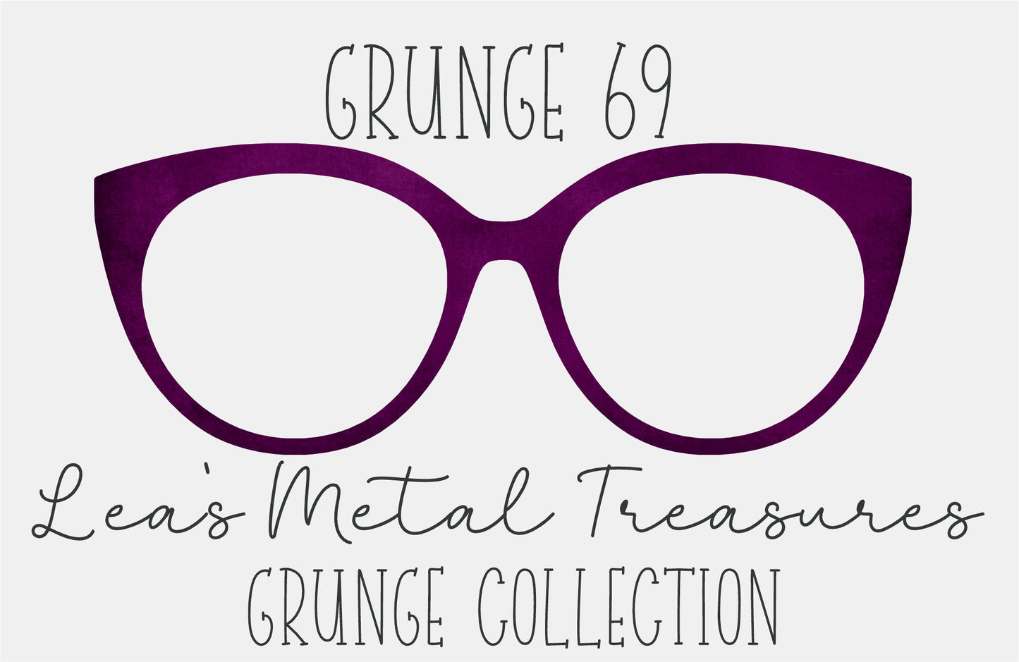 Grunge 69 Gradient Eyewear Frame Toppers