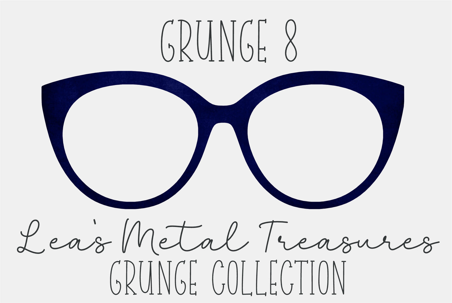 Grunge 8 Gradient Eyewear Frame Toppers