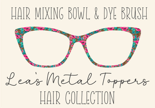 HAIR MIXING BOWL DYE BRUSH Eyewear Frame Toppers COMES WITH MAGNETS