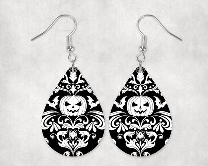 Halloween Damask Monochrome 2 Eyewear Frame Toppers