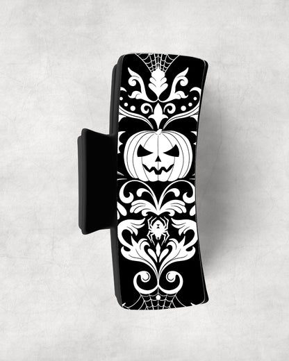 Halloween Damask Monochrome 2 Eyewear Frame Toppers