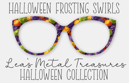 Halloween Frosting Swirls Magnetic Eyewear Frame Toppers - September 25 Topper of the Month