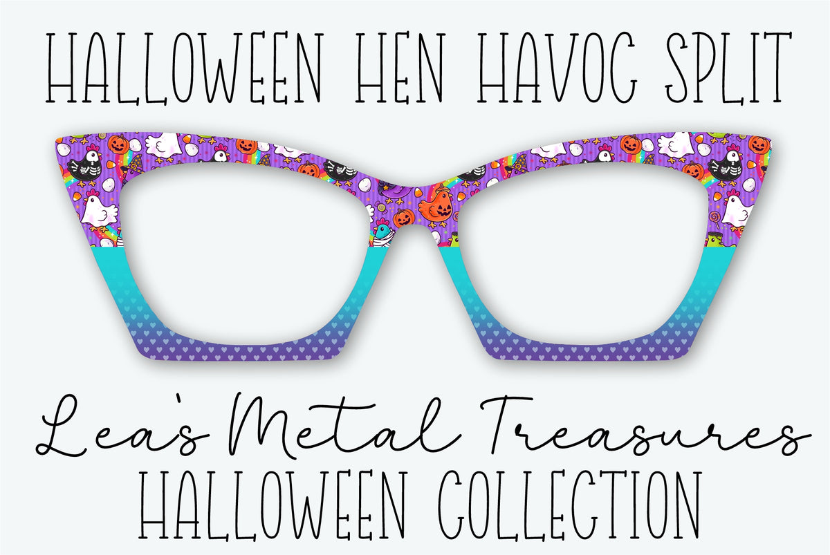 HALLOWEEN HEN HAVOC SPLIT Eyewear Frame Toppers
