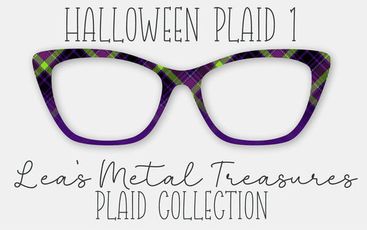 Halloween Plaid 1 • Magnetic Eyeglasses Toppers