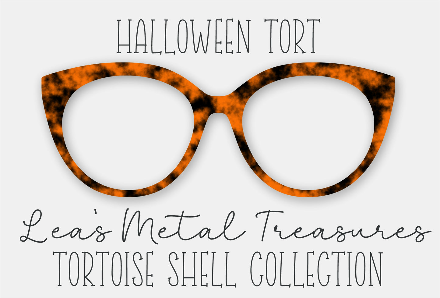 Halloween Tort • Magnetic Eyeglasses Toppers