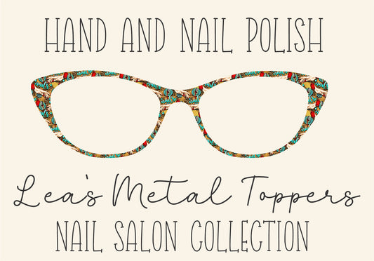 HAND AND NAIL POLISH Eyewear Frame Toppers COMES WITH MAGNETS