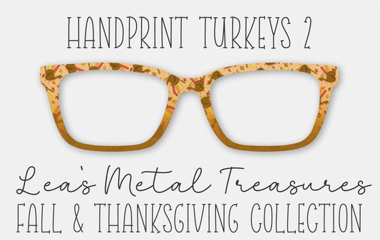 Handprint Turkey Eyewear Frame Toppers