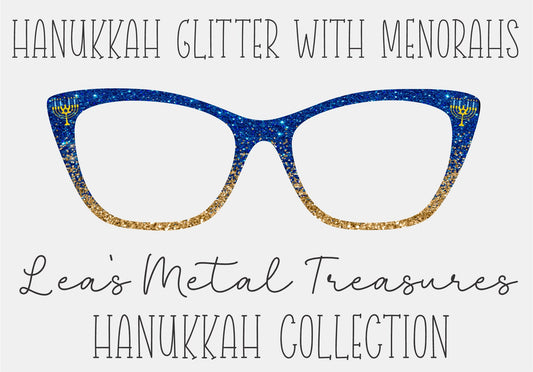 CHANUKKAH BY JODIE FINLEY Eyewear Frame Toppers COMES WITH MAGNETS