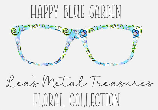 HAPPY BLUE GARDEN Eyewear Frame Toppers COMES WITH MAGNETS