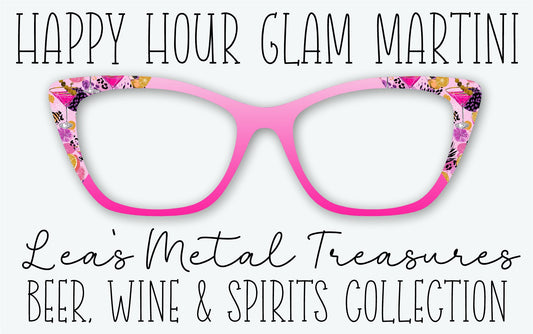 HAPPY HOUR GLAM MARTINI Eyewear Frame Toppers • MARCH 2026 TOPPER OF THE MONTH