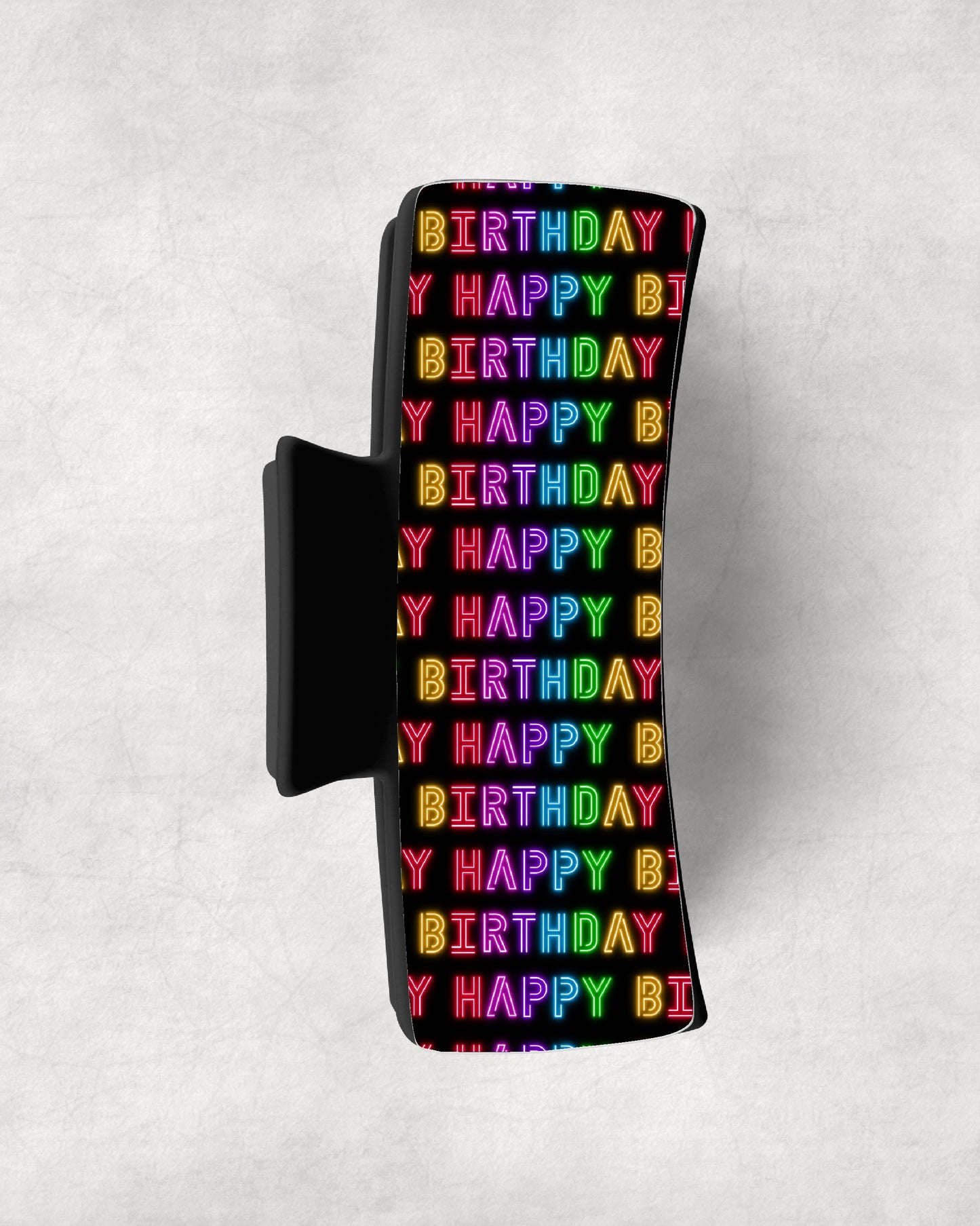 Happy Birthday Neon Letters Eyewear Frame Toppers COMES WITH MAGNETS