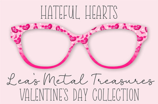 Hateful Hearts Eyewear Printed Magnetic Eyeglasses Topper