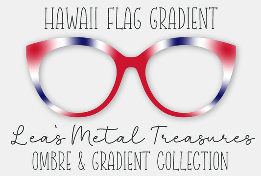Hawaii Flag Gradient Eyewear Frame Toppers