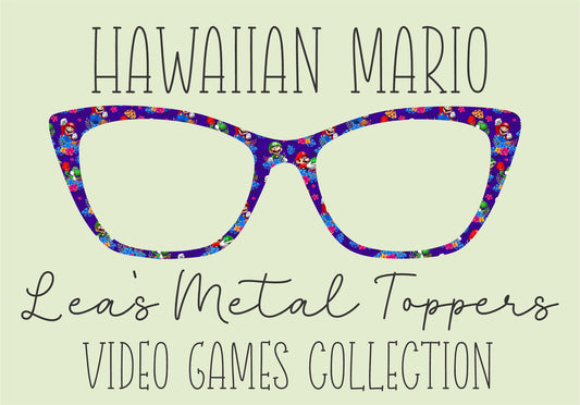 HAWAIIAN MARIO Eyewear Frame Toppers COMES WITH MAGNETS