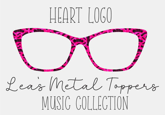 HEART LOGO Eyewear Frame Toppers COMES WITH MAGNETS