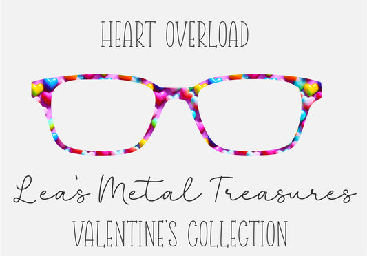 HEART OVERLOAD Eyewear Frame Toppers COMES WITH MAGNETS