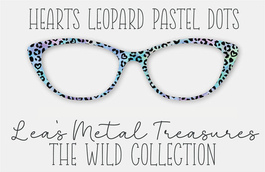 Hearts Leopard Pastel Dots Eyewear Frame Toppers
