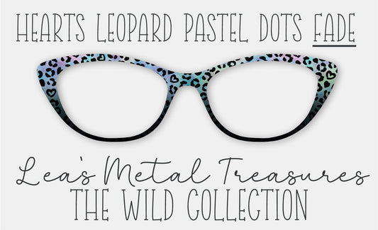 Hearts Leopard Pastel Dots Fade Eyewear Frame Toppers
