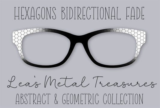 Hexagons BiDirectional Fade • Magnetic Eyeglasses Toppers