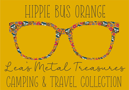 Hippie Bus Orange Eyewear Frame Toppers COMES WITH MAGNETS