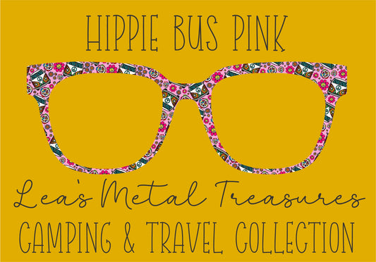 Hippie Bus Pink Eyewear Frame Toppers COMES WITH MAGNETS