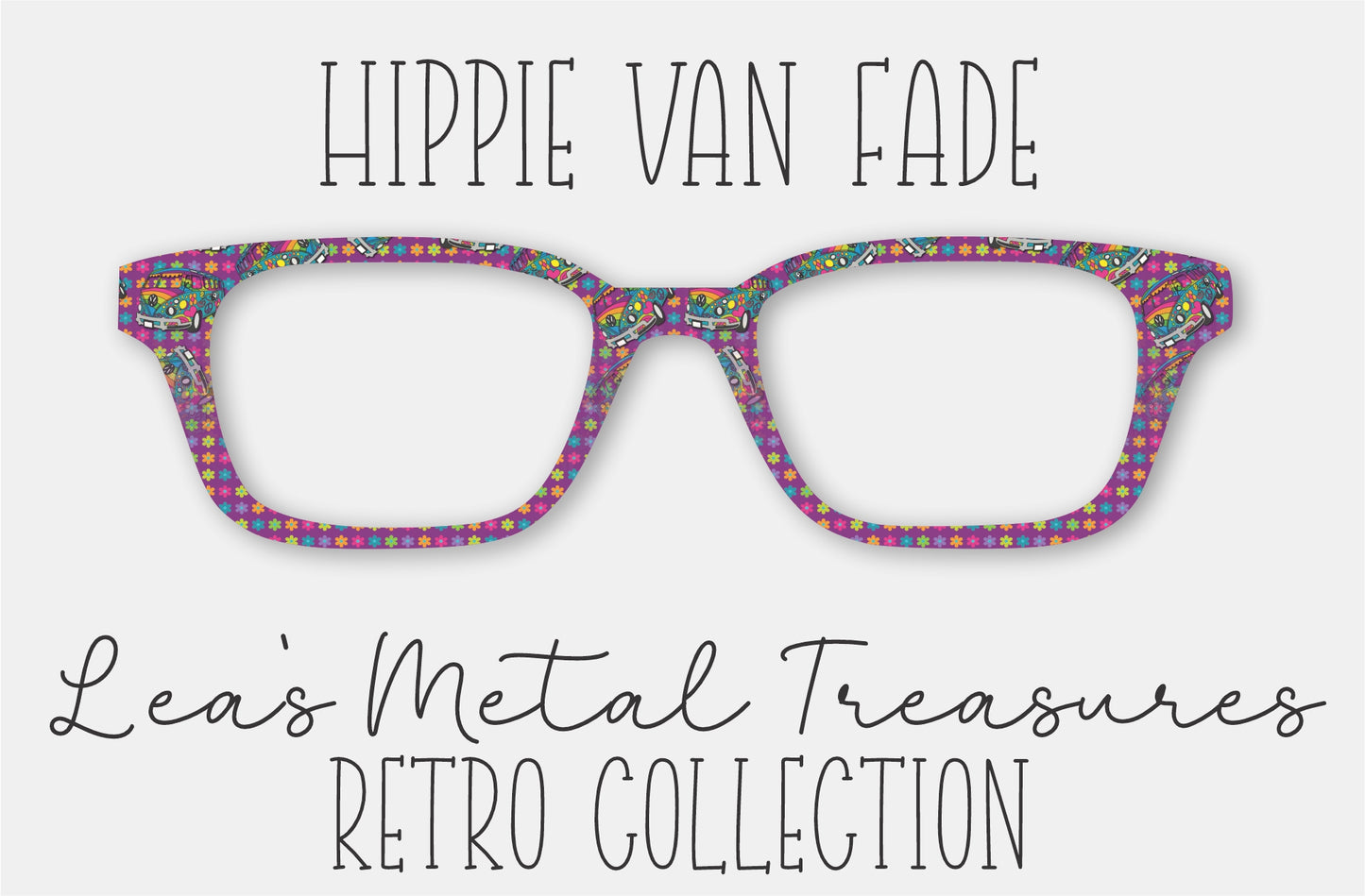 Hippie Van Fade Eyewear Frame Toppers COMES WITH MAGNETS