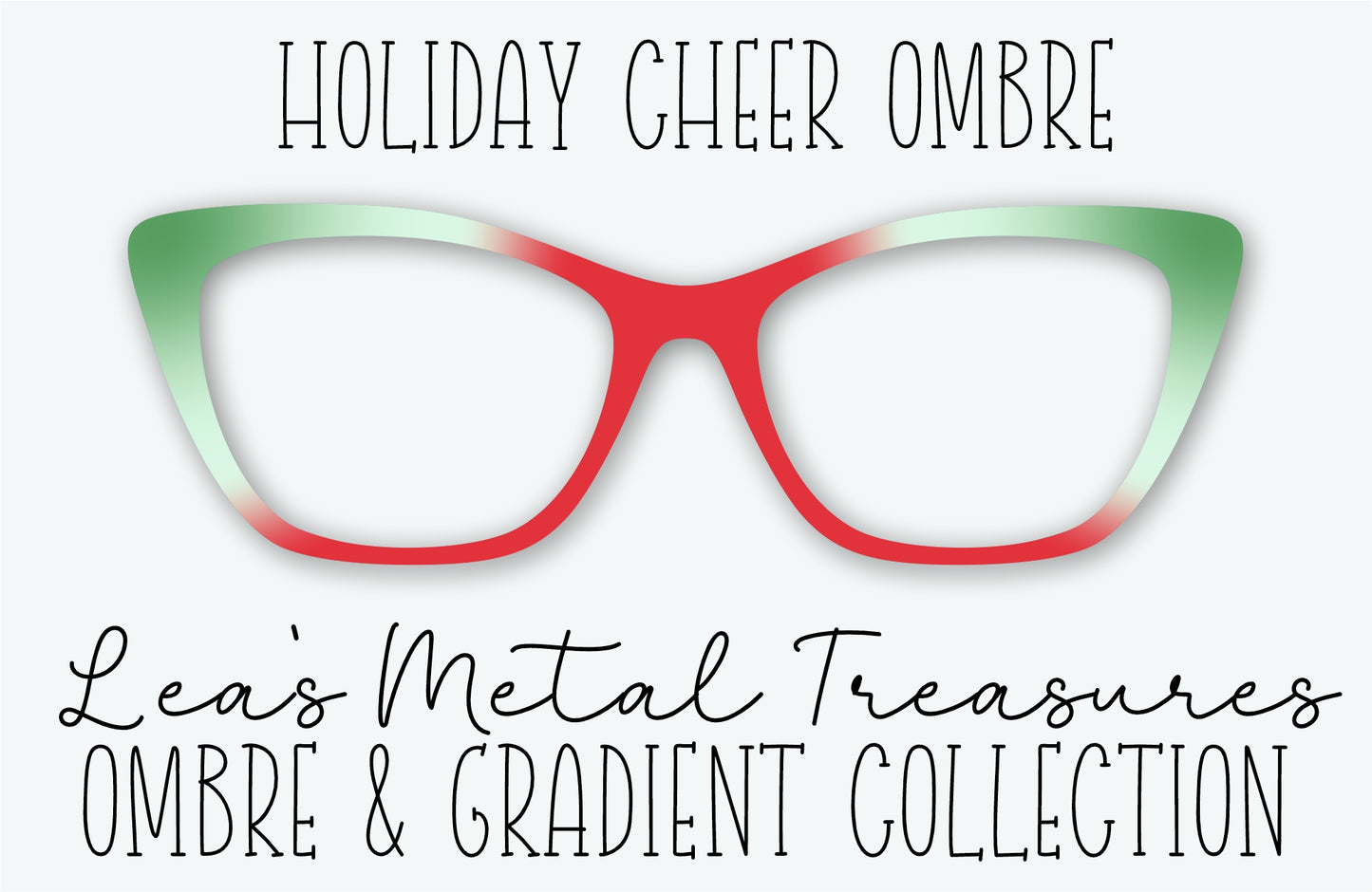 HOLIDAY CHEER OMBRE Eyewear Frame Toppers