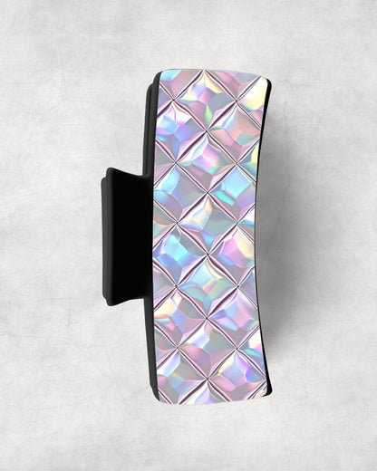 Holographic Iridescent Diamonds Full Pattern • Magnetic Eyeglasses Toppers