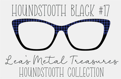 Houndstooth Black 17 Eyewear Frame Toppers COMES WITH MAGNETS