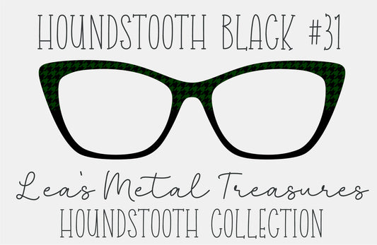 Houndstooth Black 31 Eyewear Frame Toppers COMES WITH MAGNETS