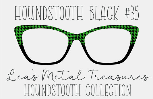 Houndstooth Black 35 Eyewear Frame Toppers COMES WITH MAGNETS