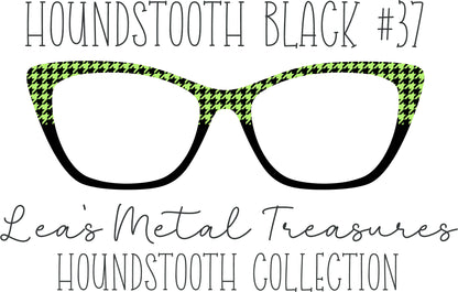 Houndstooth Black 37 Eyewear Frame Toppers COMES WITH MAGNETS