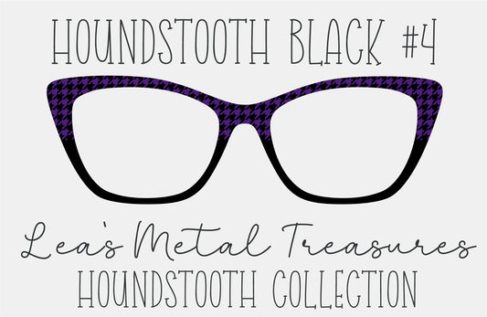 Houndstooth Black 4 Eyewear Frame Toppers COMES WITH MAGNETS