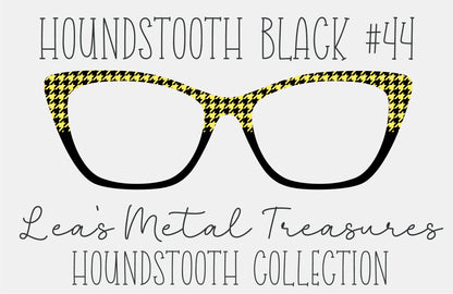 Houndstooth Black 44 Eyewear Frame Toppers COMES WITH MAGNETS