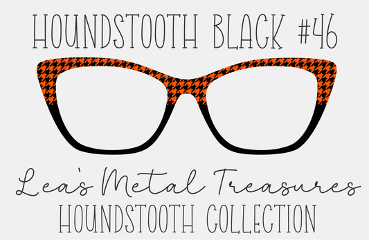 Houndstooth Black 46 Eyewear Frame Toppers COMES WITH MAGNETS