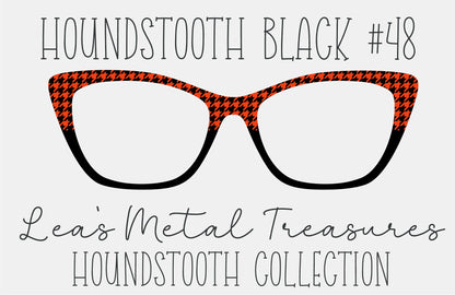 Houndstooth Black 48 Eyewear Frame Toppers COMES WITH MAGNETS