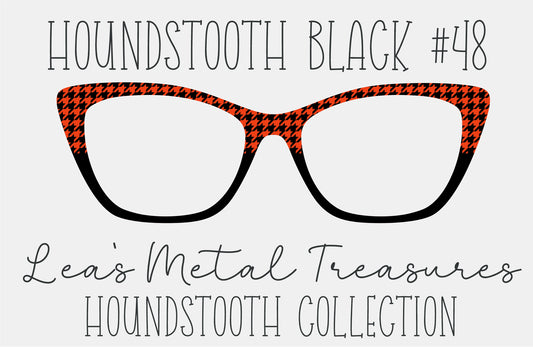 Houndstooth Black 48 Eyewear Frame Toppers COMES WITH MAGNETS